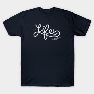 Nautical lettering: Life is adventure T-Shirt